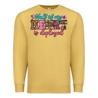 Antique Gold half of my haert is deployed olivia Premium Sweatshirt - OliviaCreatesArt