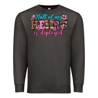 Smoke half of my haert is deployed olivia Premium Sweatshirt - OliviaCreatesArt