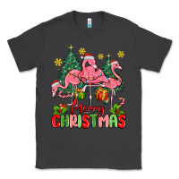 Smoke merry christmas flamingos Classic Tee - MaliasSmallBusiness