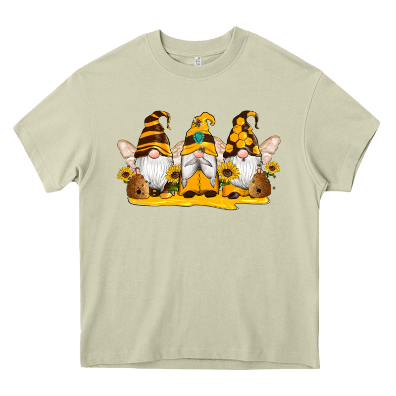 Western Bee Gnomes Beehive Honey Sunflowers Heavy Core Tee by Artiststas | Teevron