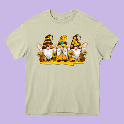 Western Bee Gnomes Beehive Honey Sunflowers Heavy Core Tee Designed By Artiststas