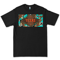 Black western texas and bullskulls with turquoise and leopard licanse plate Premium Tee - Artiststas