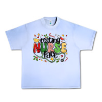 Grape Ice resting nurse face Urban Heavy Tee - MaliasSmallBusiness
