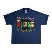 Navy resting nurse face Urban Heavy Tee - MaliasSmallBusiness