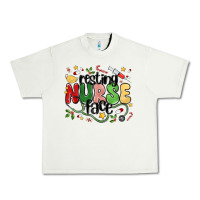 Pistachio resting nurse face Urban Heavy Tee - MaliasSmallBusiness