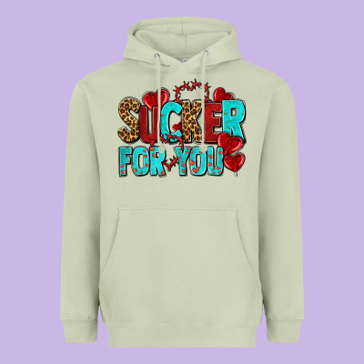 Sucker For You Olivia Heavyweight Hoodie Designed By Oliviacreatesart