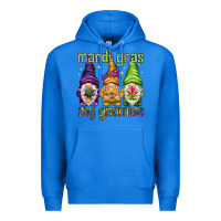 True Royal Mardi Gras with my gnomies Premium Hoodie - HowdyJamesFarm