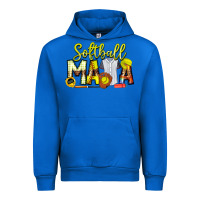 Cobalt Softball Mama Urban Hoodie - CowhideDigitalArt