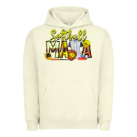 Pigment Pistachio Softball Mama Urban Hoodie - CowhideDigitalArt