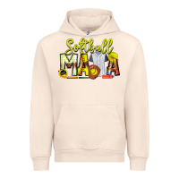 Sandshell Softball Mama Urban Hoodie - CowhideDigitalArt