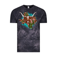 Cloud Black texas longhorn texas map Vintage Tee - JahusDesignShop