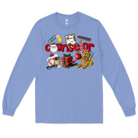 Colony Blue Counselor Christmas Long Sleeve Tee - LillyAllenDesigns
