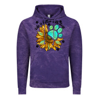 Cloud Purple life is better with dogs Vintage Hoodie - NancyCooperArtShop