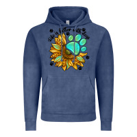 Vintage Denim life is better with dogs Vintage Hoodie - NancyCooperArtShop