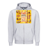 Heather Grey pumpkin pie and family Zipper Hoodie - TumblerDesignByShophia