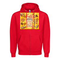 Red pumpkin pie and family Zipper Hoodie - TumblerDesignByShophia
