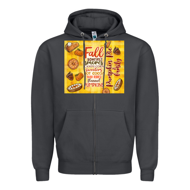 Pumpkin Pie And Family Zipper Hoodie by TumblerDesignByShophia | Teevron