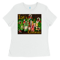 White Christmas cocktail Ladies Tee - AdoDesignShop