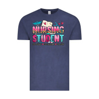 Vintage Denim nursing student no sleep no money no life Vintage Tee - MaliasSmallBusiness
