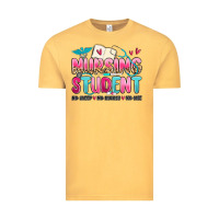 Vintage Mustard nursing student no sleep no money no life Vintage Tee - MaliasSmallBusiness