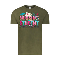 Vintage Olive nursing student no sleep no money no life Vintage Tee - MaliasSmallBusiness
