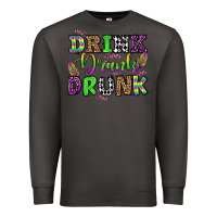 Smoke drink drank drunk mardi gras olivia Premium Sweatshirt - OliviaCreatesArt