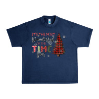 Navy its the most wonderful time of the year Urban Heavy Tee - MaliasSmallBusiness