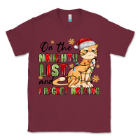 Burgundy on the naughty list and i regret nothing Classic Tee - MaliasSmallBusiness