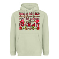 Matcha roses are red chocolates are brown Heavyweight Hoodie - OliviaCreatesArt