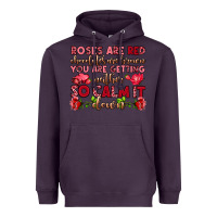 Plum roses are red chocolates are brown Heavyweight Hoodie - OliviaCreatesArt