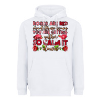 White roses are red chocolates are brown Heavyweight Hoodie - OliviaCreatesArt