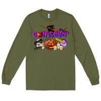 Army Green Counselor Halloween Long Sleeve Tee - LillyAllenDesigns