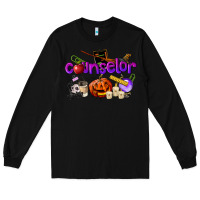 Black Counselor Halloween Long Sleeve Tee - LillyAllenDesigns