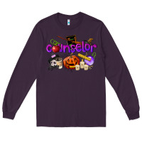Plum Counselor Halloween Long Sleeve Tee - LillyAllenDesigns