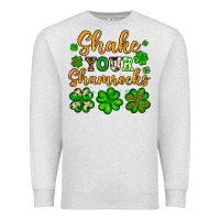 Oatmeal Heather St. Patrick's Shake your shamrocks Premium Sweatshirt - OliviaCreatesArt