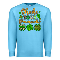 Ocean Blue St. Patrick's Shake your shamrocks Premium Sweatshirt - OliviaCreatesArt