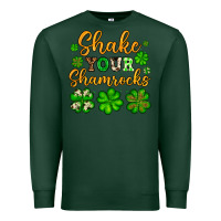 Sports Green St. Patrick's Shake your shamrocks Premium Sweatshirt - OliviaCreatesArt