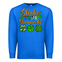 True Royal St. Patrick's Shake your shamrocks Premium Sweatshirt - OliviaCreatesArt