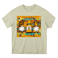 Western Bee Gnomes  Honeycomb  Leopard Turquoise Wooden Serape Heavy Core Tee | Teevron