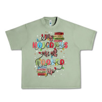 Oil Green my holidays are all booked up Urban Heavy Tee - MaliasSmallBusiness