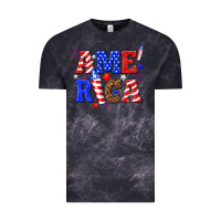 Cloud Black America Vintage Tee - NancyCooperArtShop