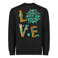 Black love with gemstone Heavyweight Sweatshirt - Artiststas