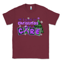 Burgundy all i want for christmas is a cure pancreatic canc Classic Tee - MaliasSmallBusiness