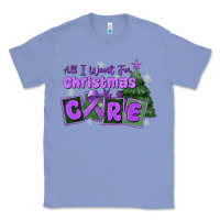 Colony Blue all i want for christmas is a cure pancreatic canc Classic Tee - MaliasSmallBusiness