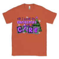 Copper all i want for christmas is a cure pancreatic canc Classic Tee - MaliasSmallBusiness