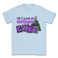 Dusty Blue all i want for christmas is a cure pancreatic canc Classic Tee - MaliasSmallBusiness