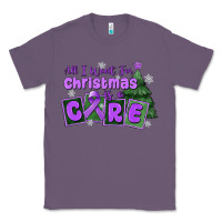 Lavender all i want for christmas is a cure pancreatic canc Classic Tee - MaliasSmallBusiness