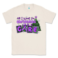 Natural all i want for christmas is a cure pancreatic canc Classic Tee - MaliasSmallBusiness