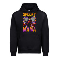 Black Spooky Mama Urban Hoodie - CowhideDigitalArt