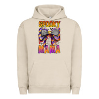Pigment French Oak Spooky Mama Urban Hoodie - CowhideDigitalArt